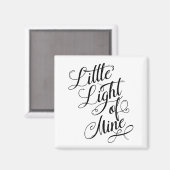 Licht van mijn typografie magneet (Voorkant / Achterkant)