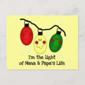 Licht van Nana en Papa's Life Tshirts en Gifts Briefkaart (Voorkant)
