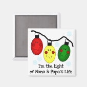 Licht van Nana en Papa's Life Tshirts en Gifts Magneet (Voorkant / Achterkant)