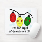 Licht van oma's leven Vakantie Tshirts en geschenk Muismat (Met muis)