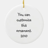 Licht van opa's leven Gepersonaliseerd Ornament (Achterkant)