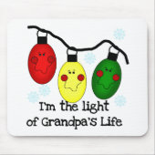 Licht van opa's Life Holiday Tshirts en cadeaus Muismat (Voorkant)