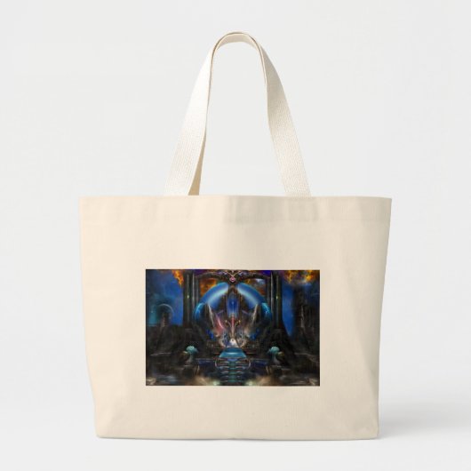 Licht van oude wijsheid grote tote bag (Voorkant)