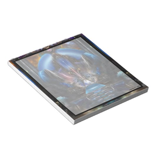 Licht van oude wijsheid notitieblok (Schuin)