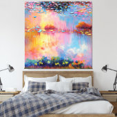 Licht Vangen Canvas Afdruk (Insitu (Slaapkamer))