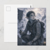Licht / Verkenner / Nevelbergen Briefkaart (Voorkant / Achterkant)