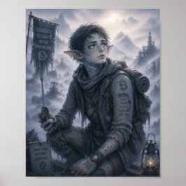 Licht / Verkenner / Nevelbergen Poster