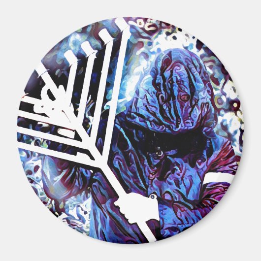 Licht versus donkerheid magneet (Voorkant)