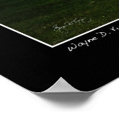 Licht vervaagt op Broadacres Boerderij Afbeelding  Poster (Hoek)