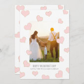 Licht verwarmde Valentijnsdag-fotokaarten Feestdagenkaart (Voorkant / Achterkant)