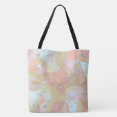 Licht vloeibaar Iridescent Pearlescent Holografisc Tote Bag (Achterkant)