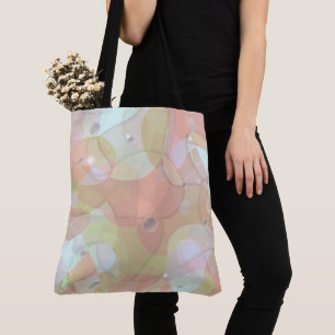Licht vloeibaar Iridescent Pearlescent Holografisc Tote Bag
