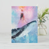 Licht voor de walvissen: Notecard Bedankkaart (Staand voorkant)