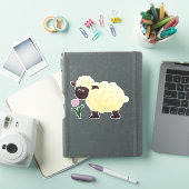 Licht voor het glimlachen, op maat gesneden vinylS Sticker (iPad Cover)