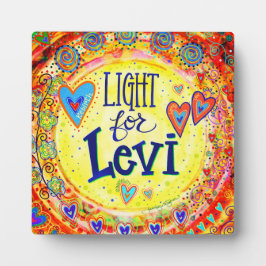 Licht voor "inspiratie"-vlak van Levi Fotoplaat