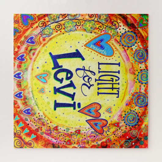 "Licht voor Levi" Geïnspireerd Jigzaag Puzzle Legpuzzel (Horizontaal)