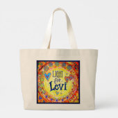 Licht voor Levi Inspirivity Grote Canvas tas (Achterkant)