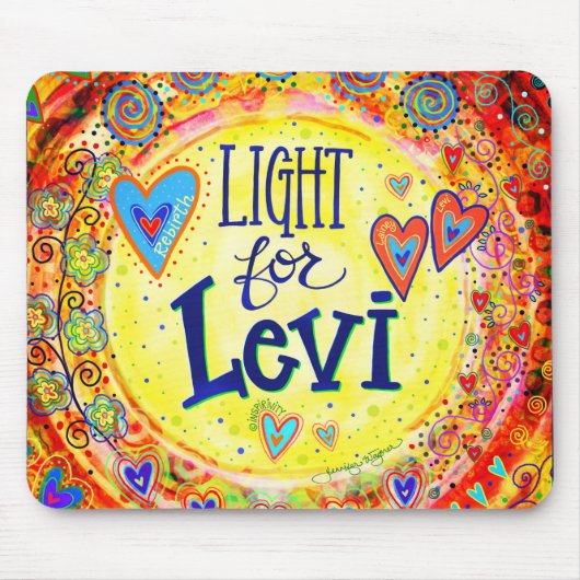 Licht voor Levi "Inspiron" Muismat (Voorkant)