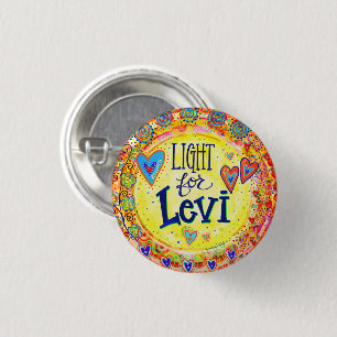 Licht voor Levi "Inspiron" Ronde Button 3,2 Cm