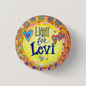 Licht voor Levi "Inspiron" Ronde Button 3,2 Cm (Voorkant)