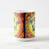 Licht voor Levi! mok "inspiratie" koffie (Center)