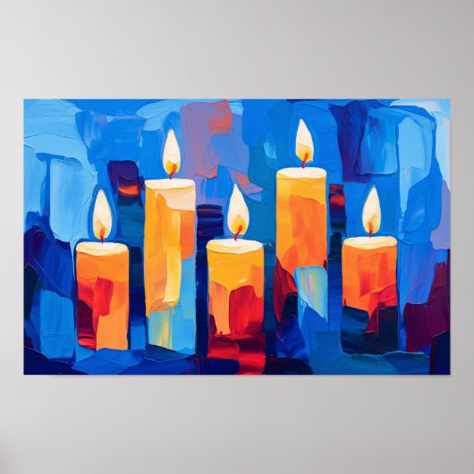 Licht voor Vrede en Gerechtigheid Poster (Voorkant)