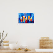 Licht voor Vrede en Gerechtigheid Poster (Keuken)