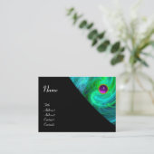 LICHT VORTEX AMETHYST blauw groen zwart Visitekaartje (Staand voorkant)