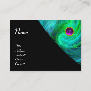 LICHT VORTEX AMETHYST blauw groen zwart Visitekaartje