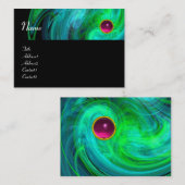 LICHT VORTEX AMETHYST groen geel zwart Visitekaartje (Voorkant / Achterkant)