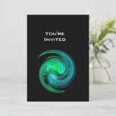 LICHT VORTEX helderblauw zwart Kaart (Staand voorkant)