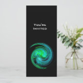 LICHT VORTEX helderblauw zwart Kaart (Staand voorkant)