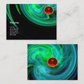 LICHT VORTEX RUBY- blauw groen zwart rood Visitekaartje (Voorkant / Achterkant)