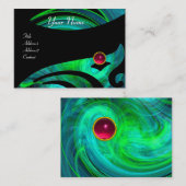 LICHT VORTEX RUBY blauw groen zwart roze geel Visitekaartje (Voorkant / Achterkant)