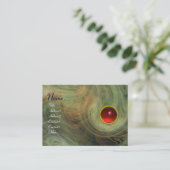LICHT VORTEX RUBY groen geel grijs rood Visitekaartje (Staand voorkant)