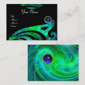 LICHT VORTEX SAPPHIRE blauw groen zwart geel Visitekaartje (Voorkant / Achterkant)