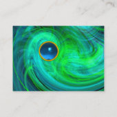 LICHT VORTEX SAPPHIRE blauw groen zwart geel Visitekaartje (Achterkant)