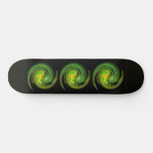 LICHT VORTEX, zwart geel groen Persoonlijk Skateboard (Horizontaal)