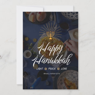 Licht Vrede Liefde Hanukkah Uitnodiging