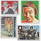 Licht vreemde Sticker Set Scrapbooking Journaling (Voorkant)