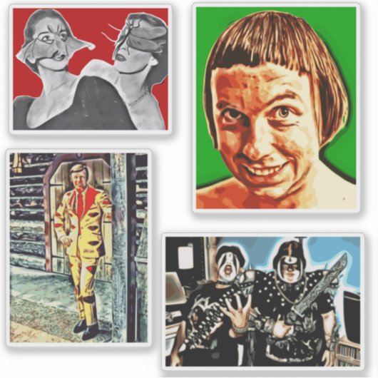 Licht vreemde Sticker Set Scrapbooking Journaling (Voorkant)