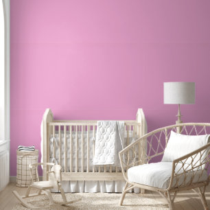 Licht, warm roze, vaste kleur behang