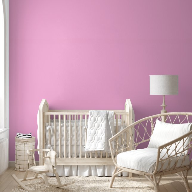 Licht, warm roze, vaste kleur behang (Kinderen)