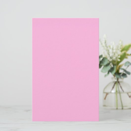 Licht, warm roze, vaste kleur briefpapier (Staand voorkant)