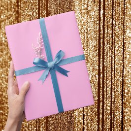 Licht, warm roze, vaste kleur cadeaupapier