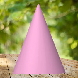 Licht, warm roze, vaste kleur feesthoedjes