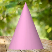 Licht, warm roze, vaste kleur feesthoedjes