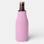 Licht, warm roze, vaste kleur flesjeskoeler (Fles Voorkant)