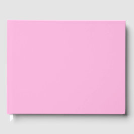 Licht, warm roze, vaste kleur gastenboek
