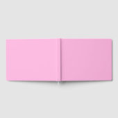 Licht, warm roze, vaste kleur gastenboek (Volledig)